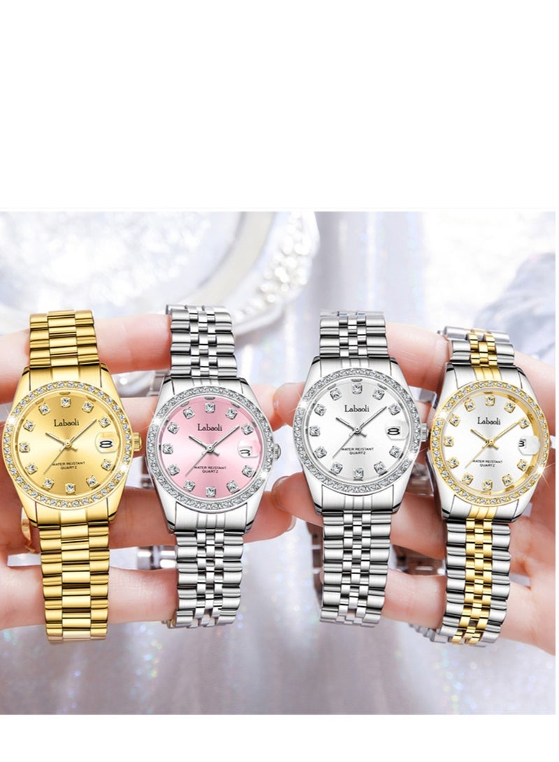 Labaoli Women's Watch Waterproof Business Watch Full Diamond Fashion Women's Watch - Image 4