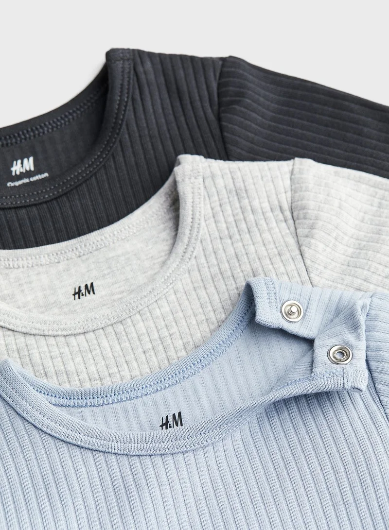 H&M Kids 3-Pack Ribbed Bodysuits