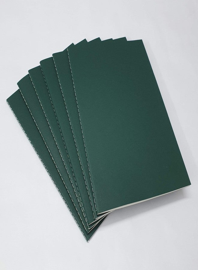 INNAXA A5 Size Ecofriendly Notebook Kraft Dark Green Soft Cover (210 x 140 mm) -64 Ruled Pages(Dark Green) - Image 1