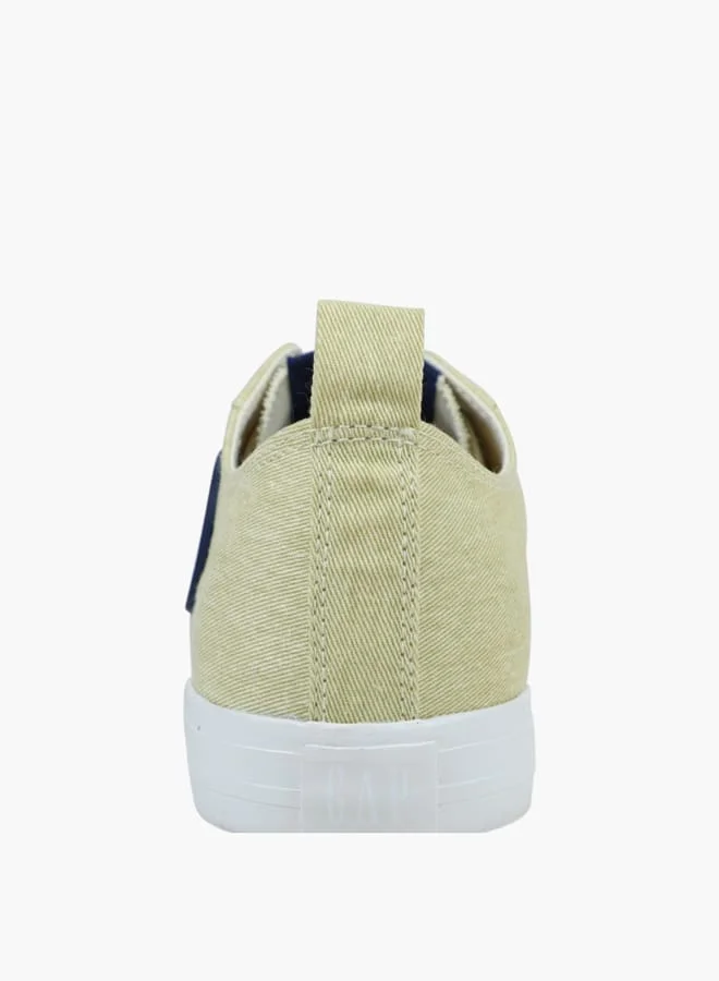 GAP Women's Panelled Sneakers with Lace-Up Closure - HOUSTON II