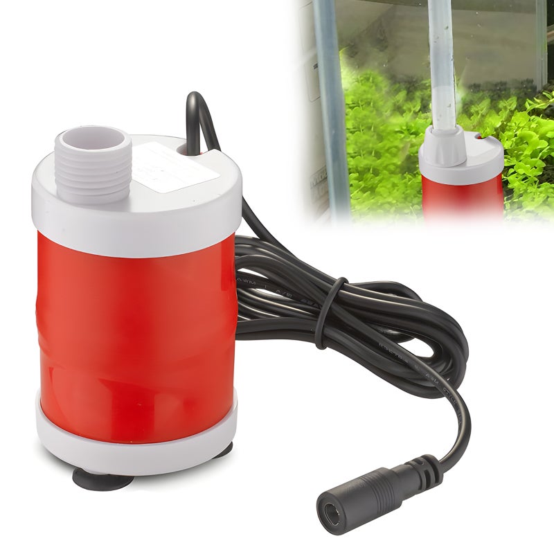 مضخة ماء غواصة DC12V 20W - مضخة حوض ماء ارتفاع عالي 20 قدمًا بسلك طاقة طوله 5 أقدام ومعدل تدفق عالي 700 لترًا في الساعة ومضخة DC بلا فرشاة للحوض المنزلي وم réservoirs الأسماك وحواض النافورة - Image 1