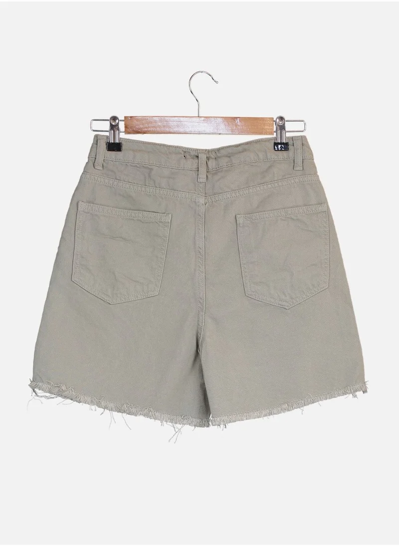trendyol Tassel Detail Mini Shorts