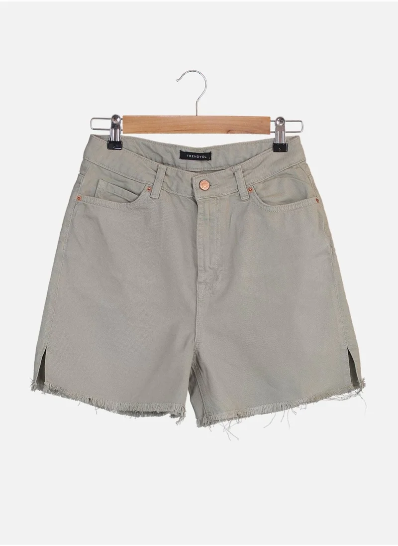 trendyol Tassel Detail Mini Shorts