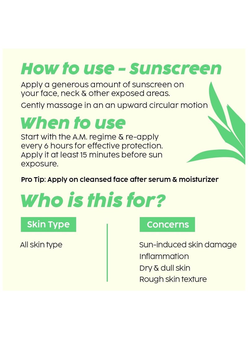PLIX THE PLANT FIX - Under-Eye Gel and SPF 50+ Guava Glow Sunscreen Combo, For Glowing Skin & Reducing Dark Circles, 3% Niacinamide, Ceramides, Vitamin C | For Women & Men, All Skin Types - Image 1