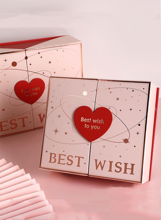 Bukela 20×18×7 cm Gift Box with Magnetic Closure,Gift Box for Birthday Party Wedding Festival Anniversary - Image 1