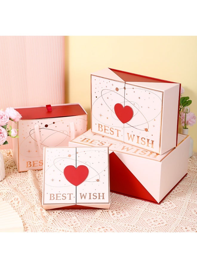 Bukela 20×18×7 cm Gift Box with Magnetic Closure,Gift Box for Birthday Party Wedding Festival Anniversary - Image 3