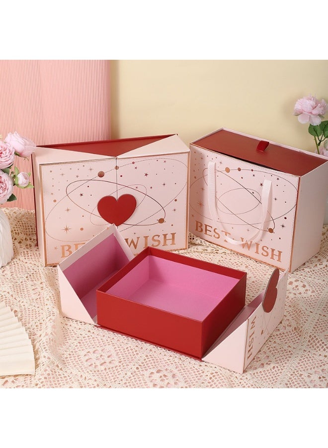 Bukela 20×18×7 cm Gift Box with Magnetic Closure,Gift Box for Birthday Party Wedding Festival Anniversary - Image 5