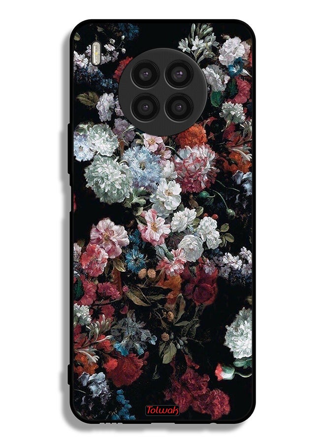 Tolwak Honor 50 Lite Protective Case Cover Vintage Roses - Image 2