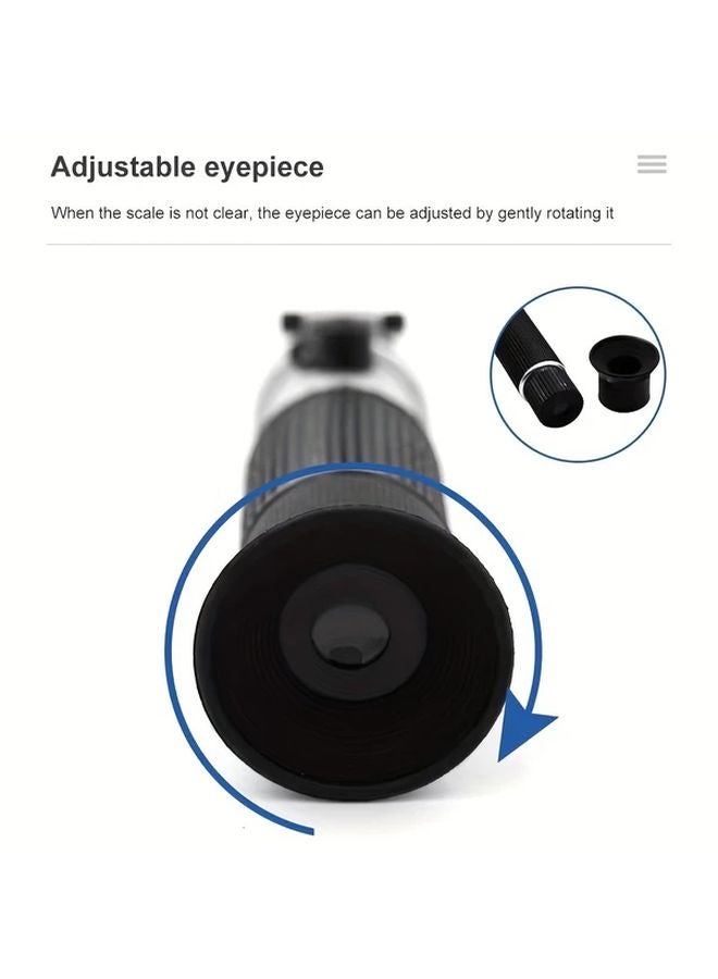 1 قطعة مقياس انكسار يدوي أوتوماتيكي ATC مقياس بريكس 0-32 اختبار سكر للنبيذ العسل عصير الفاكهة - Image 5