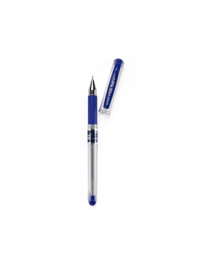 دبل إيه Silk Ball Pen 0.7mm Blue, 12 Pc - Image 4