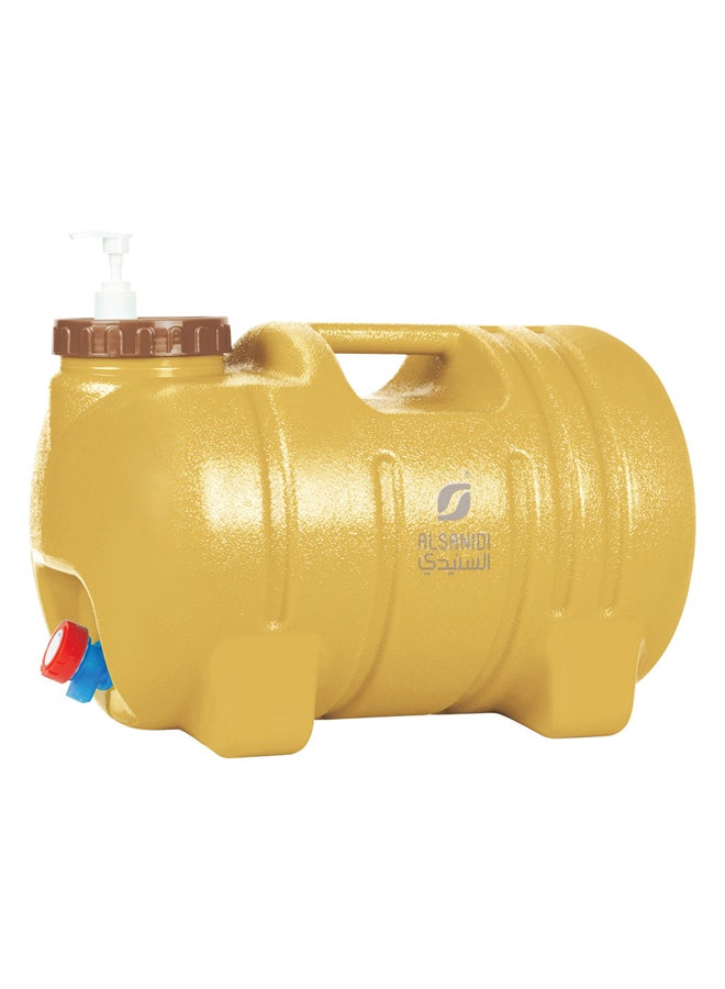 AL SANIDI Plastic Gallon 3*1, Water Gallon, Yellow, capacity 20 L - Image 1