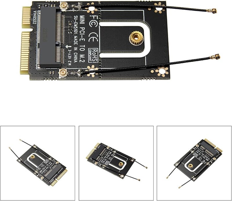 Mini PCIe To M 2 2230 Key A WiFi Card Adapter For PCIe Slot - Image 3