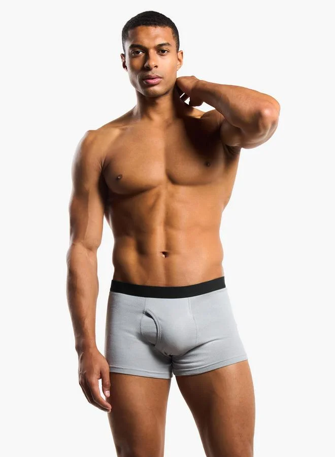 سبلاش فيڤ Men Ribbed Trunks - Pack of 3