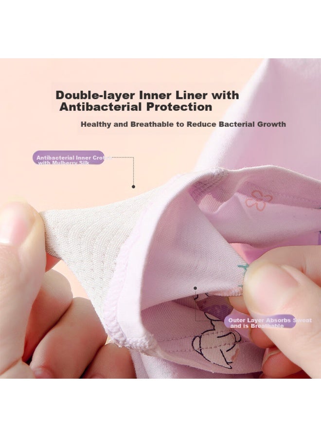 MIIOW Girls' Cotton Antibacterial Hipster Underwear For Children, Youth, And Teens - Image 5