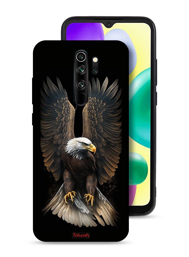 Tolwak Xiaomi Redmi Note 8 Pro Protective Case Cover Eagle Spread Wings - Image 1
