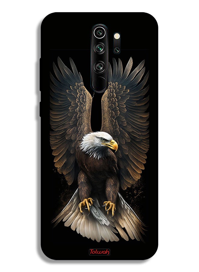 Tolwak Xiaomi Redmi Note 8 Pro Protective Case Cover Eagle Spread Wings - Image 2
