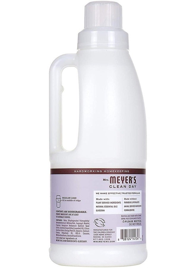 Mrs. Meyer's Clean Day زجاجة من مكيف الأقمشة السائل من السيدة ماير، برائحة اللافندر، 32 أونصة سائلة (عبوة من 2) - Image 3