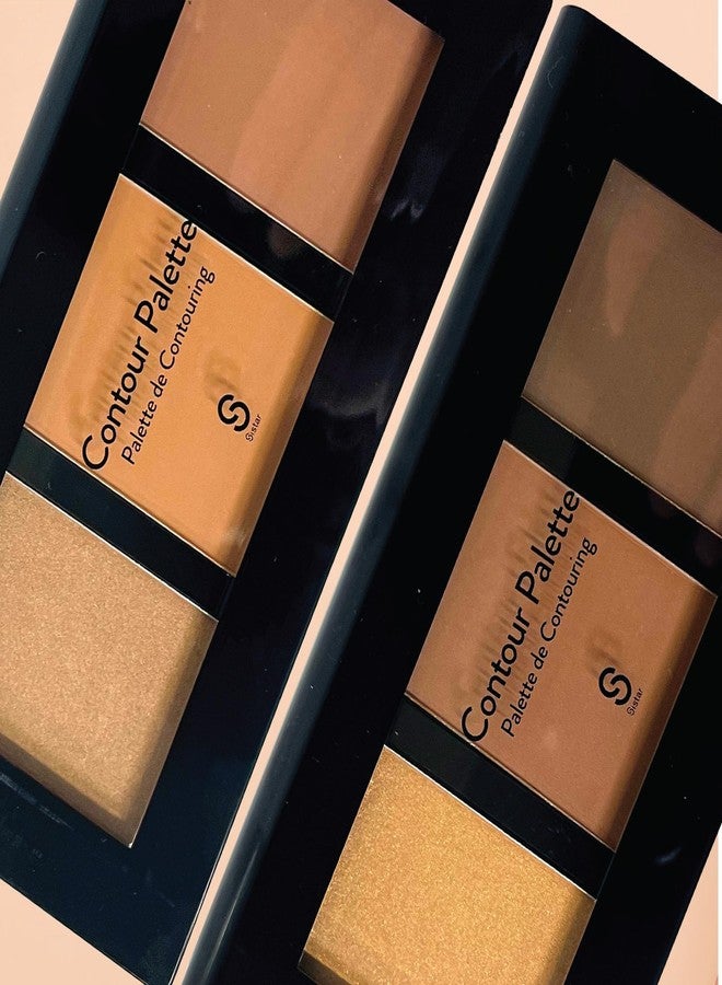 Sistar Shimmer Contour Palettes Define Natural Depth Lighten Darken Shading Bronzing And Highlighting - Image 3