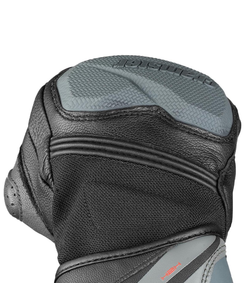 Cramster K2K Gloves - Full Gauntlet Motorcycle Riding Leather Gloves | Impact Protection | Scaphoid Protection | Abrasion Resistance – Black Grey, Medium - Image 5