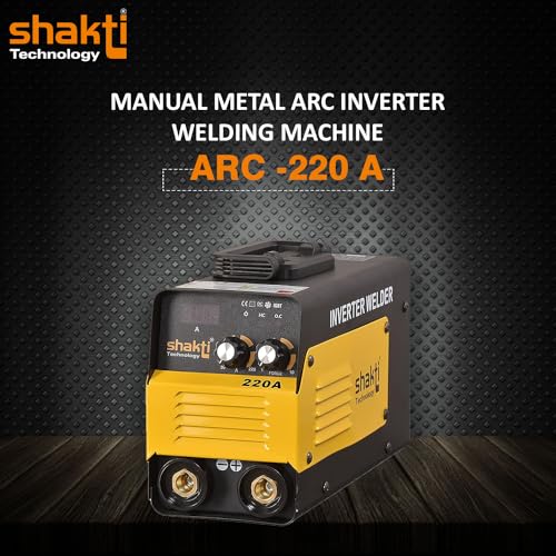 Shakti Technology Inverter ARC Welding Machine (IGBT) 220A with Hot Start, Anti-Stick Functions, Arc Force Control - 1 Year Warranty, Metal, Multicolor - Image 3