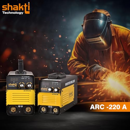 Shakti Technology Inverter ARC Welding Machine (IGBT) 220A with Hot Start, Anti-Stick Functions, Arc Force Control - 1 Year Warranty, Metal, Multicolor - Image 5