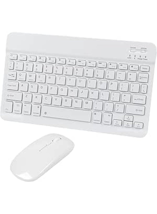 Ultra Slim Portable Bluetooth Keyboard & Mouse – Arabic/English, Lightweight, Silent, Stylish Design for Tablet, Laptop & Phone - Image 1