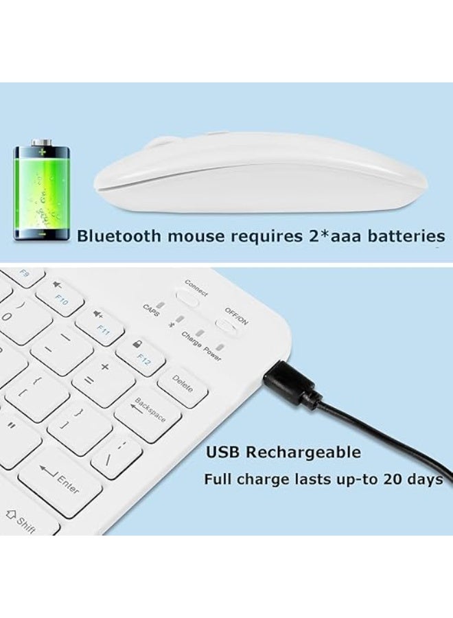 Ultra Slim Portable Bluetooth Keyboard & Mouse – Arabic/English, Lightweight, Silent, Stylish Design for Tablet, Laptop & Phone - Image 2