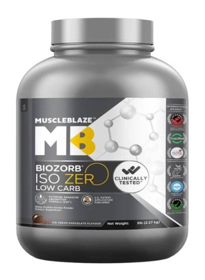 MuscleBlaze Biozorb Iso-Zero Chocolate 5lb