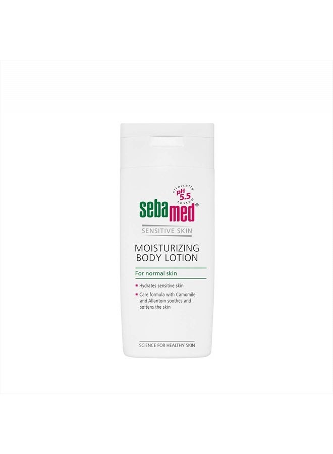 Sebamed Moisturizing Body Lotion for Sensitive Skin pH 5.5 Hypoallergenic Naturally Soothes and Moisturizes 6.8 Fluid Ounces (200 Milliliters) - Image 1