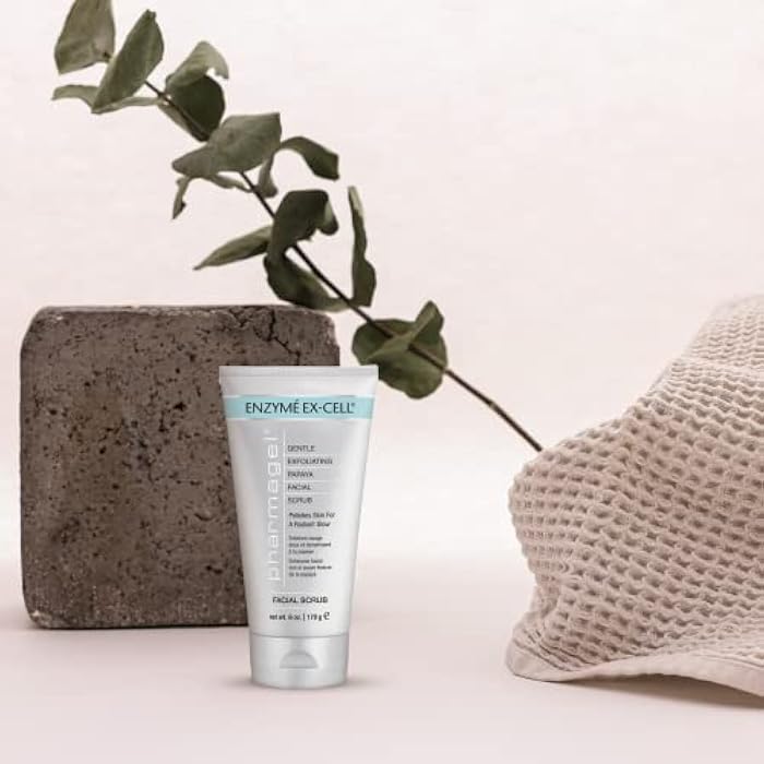 Pharmagel Enzyme Ex-Cell - Gentle Papaya Face Exfoliator Scrub for All Skin Types - 6 Ounces - Image 4