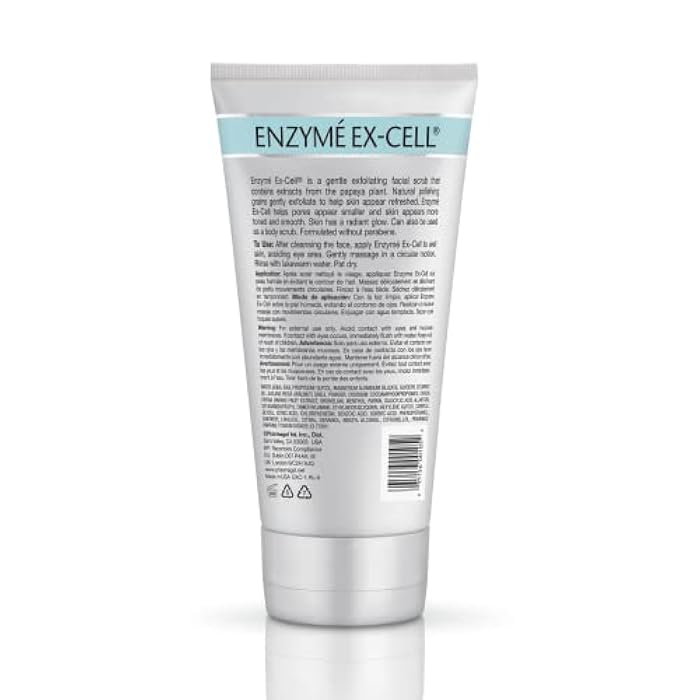 Pharmagel Enzyme Ex-Cell - Gentle Papaya Face Exfoliator Scrub for All Skin Types - 6 Ounces - Image 2