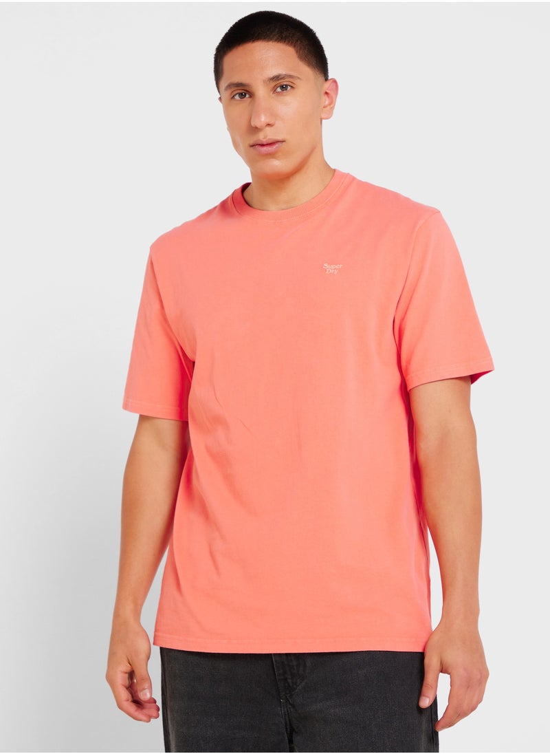 Superdry - Logo Crew Neck T-Shirt - Image 1