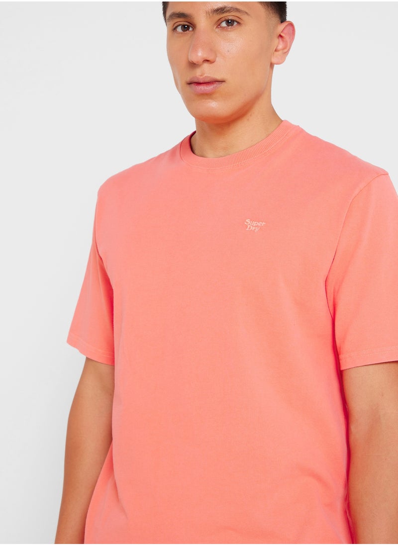 Superdry - Logo Crew Neck T-Shirt - Image 1