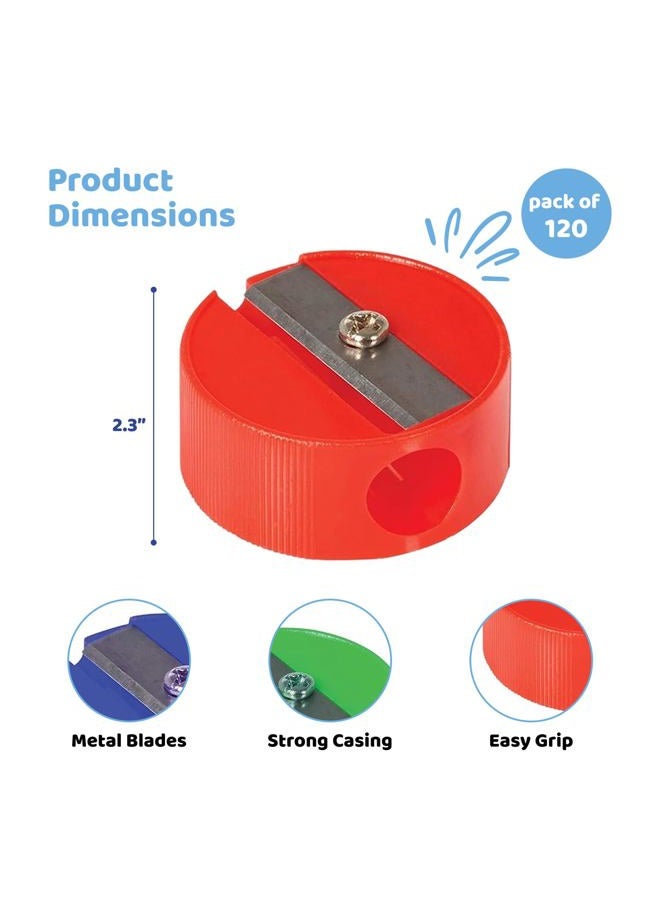 Neliblu Bulk Pencil Sharpeners, 144 Manual Sharpeners - Image 3