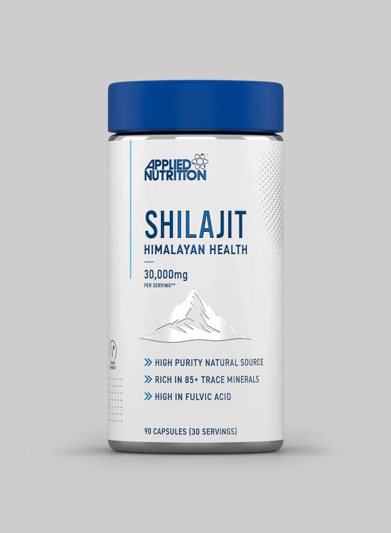 Applied Nutrition Shilajit Capsules – 30,000mg Himalayan Resin with Fulvic Acid & Trace Minerals | 90 Capsules - Image 1