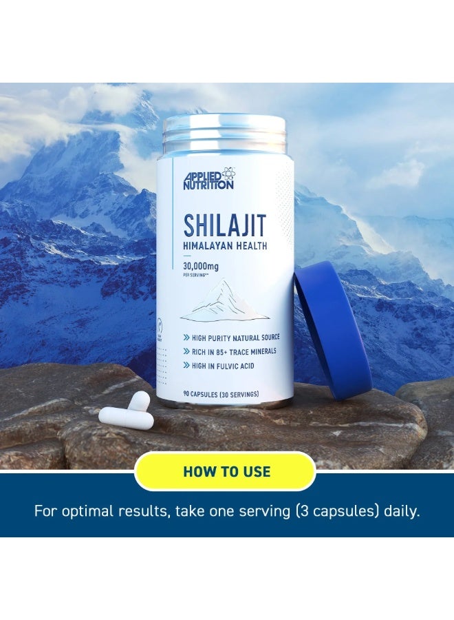Applied Nutrition Shilajit Capsules – 30,000mg Himalayan Resin with Fulvic Acid & Trace Minerals | 90 Capsules - Image 5