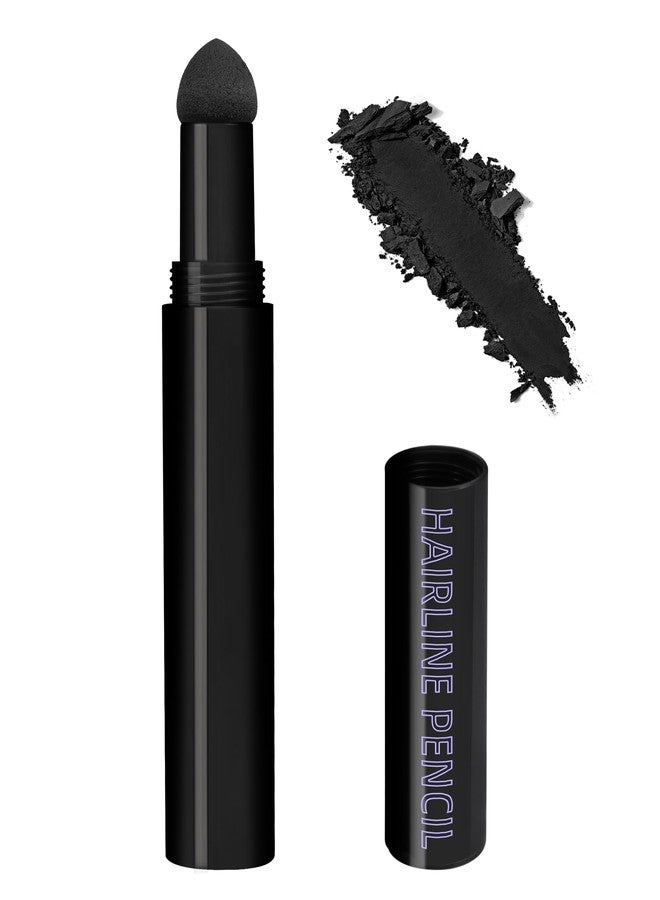 Hdlsina Hairline Shadow Powder Stick for Thinning Hair, Hair Color Fibers Root Touch Up Powder for Women & Men Root Cover Up Dye Scalp Concealer 0.04oz (Black) (Black, Regular Size) - Image 1