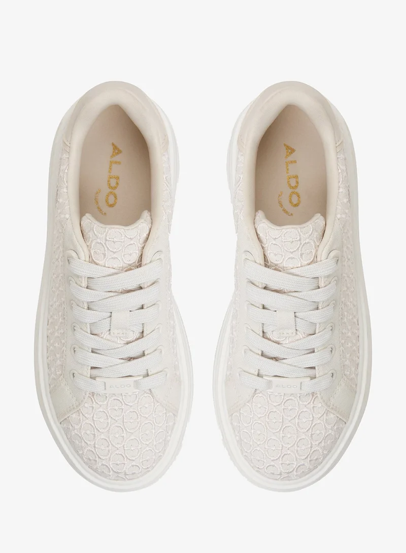 ALDO  GARELIA Embroidered Platform Sneakers for Women | Best Price UAE