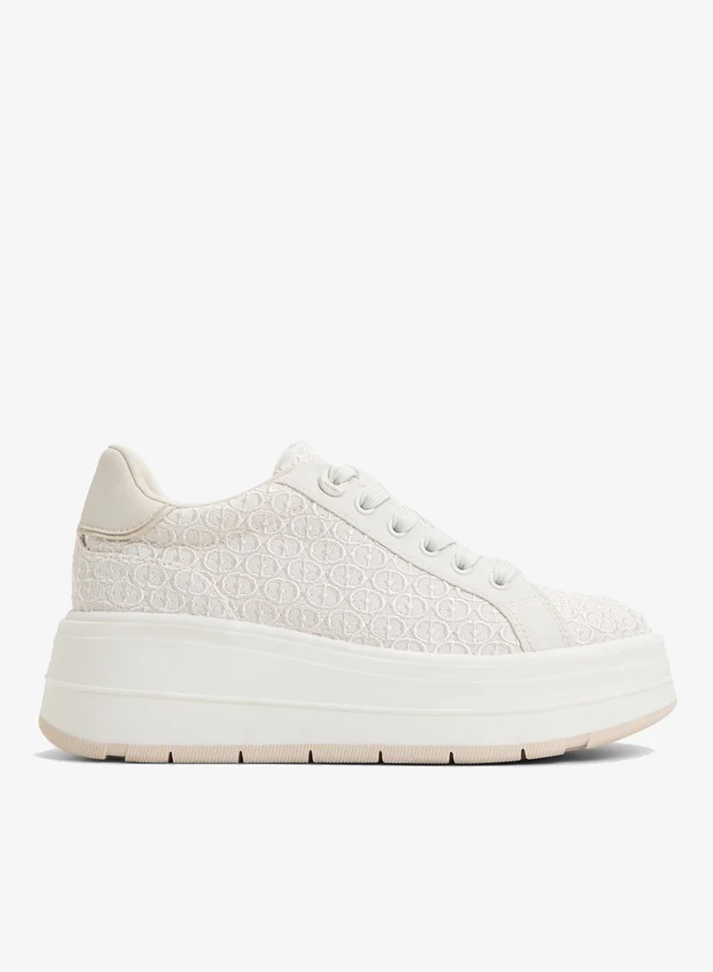 GARELIA Embroidered Platform Sneakers