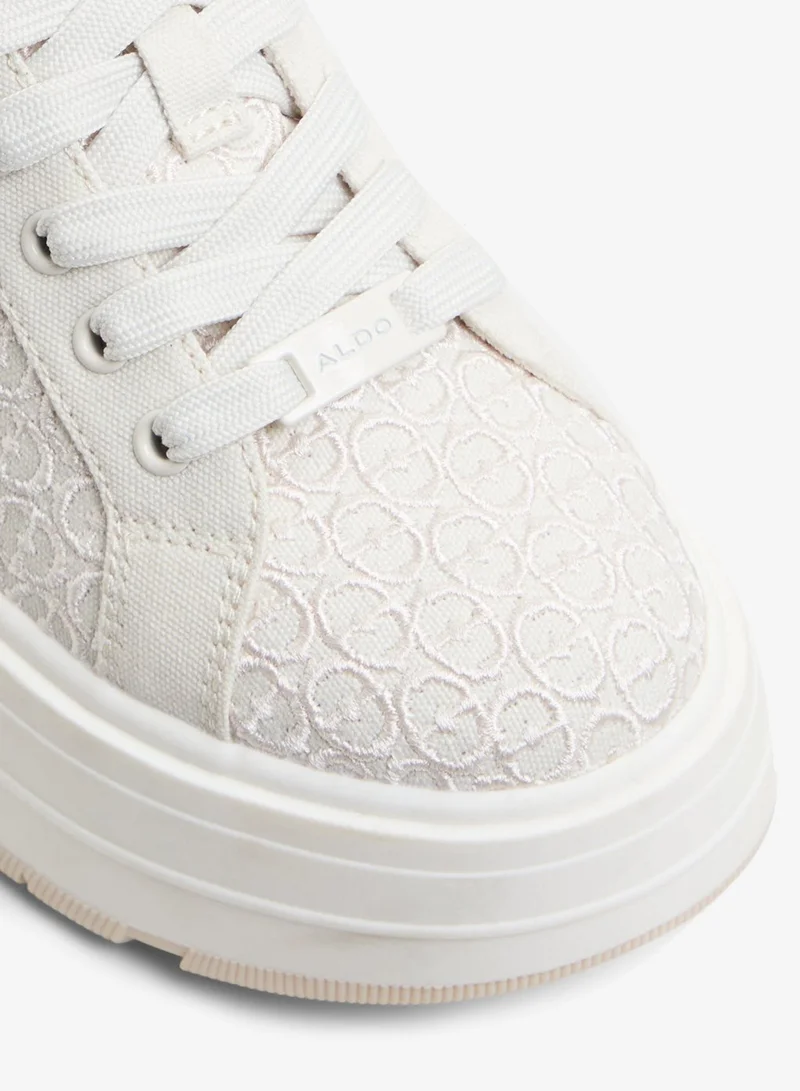 ALDO  GARELIA Embroidered Platform Sneakers for Women | Best Price UAE