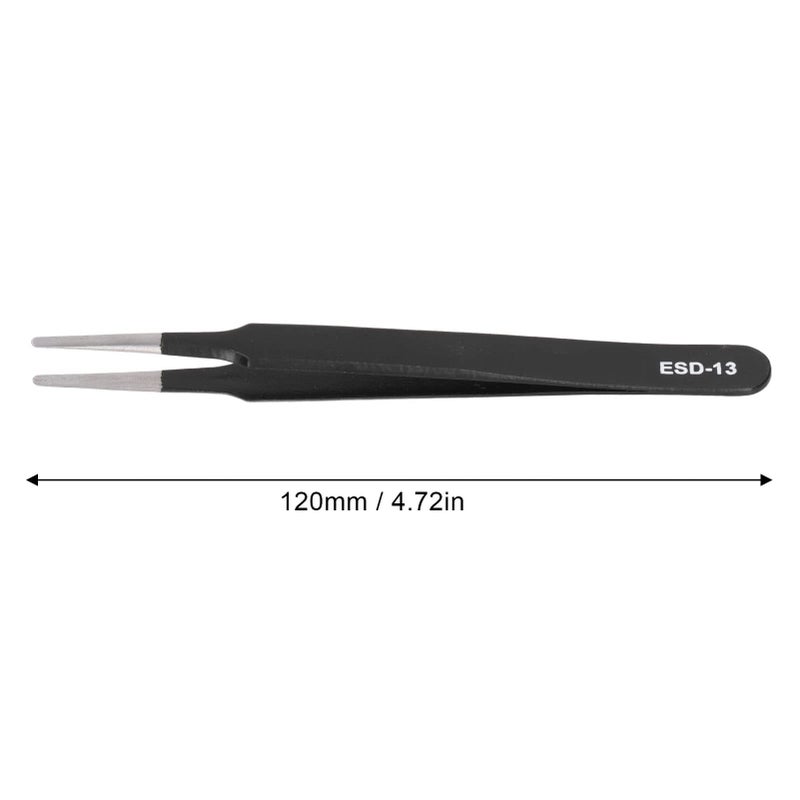 ESD Safe Stainless Steel Tweezers For Electronics Repair Mobile Phones Semiconductors - Image 5
