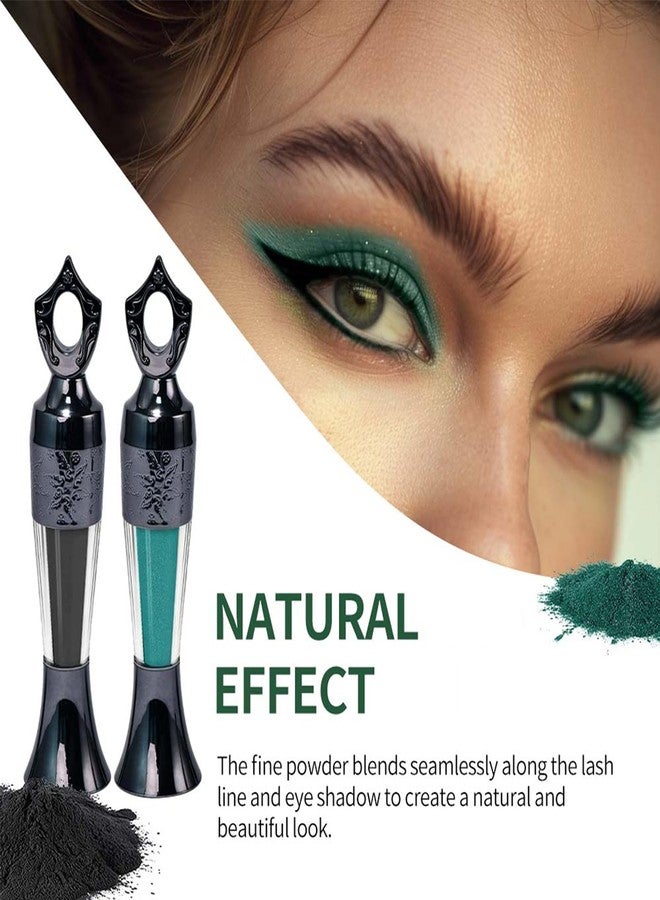 DLZZRS Powder Eyeliner, Multi-Use Eyeliner Powder Long-Wearing & Smudge-Proof Intense Color Easy To Apply, Gentle & Skin-Friendly Formula, Smoothly Outlines The Eye-Liner For Women, #03 Blue - Image 4