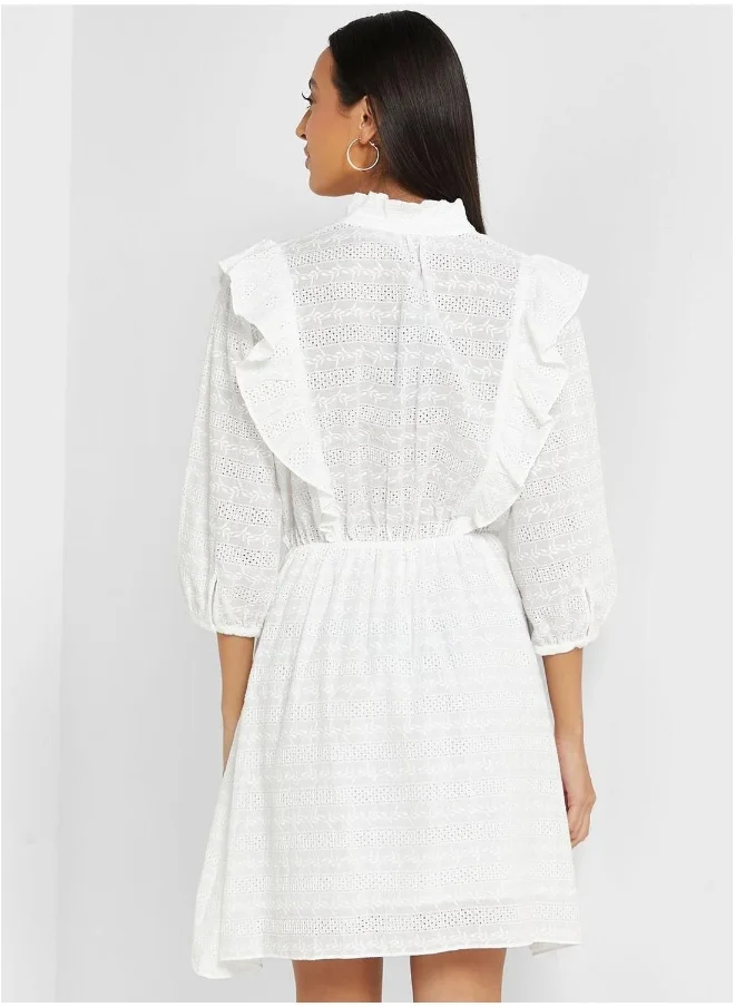 GANT Broidered Knitted Dress