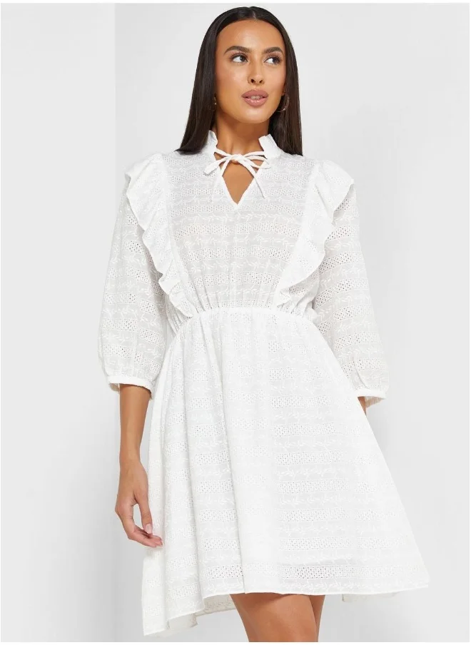 GANT Broidered Knitted Dress