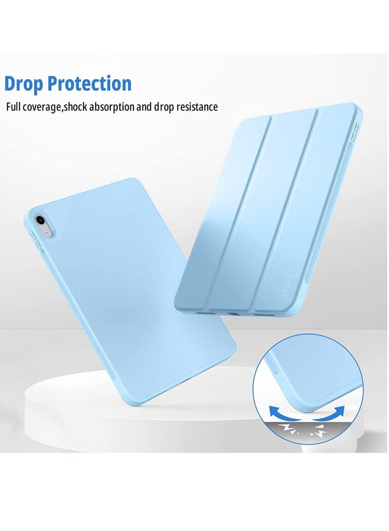 ELTRAZONE iPad 10th Generation 10.9 Inch (2022 Model) Case – Slim Stand Hard Back Shell Cover with Auto Wake/Sleep Function, Blue – Lightweight, Durable, Shockproof, Scratch-Resistant Protection for Everyday Use - Image 4