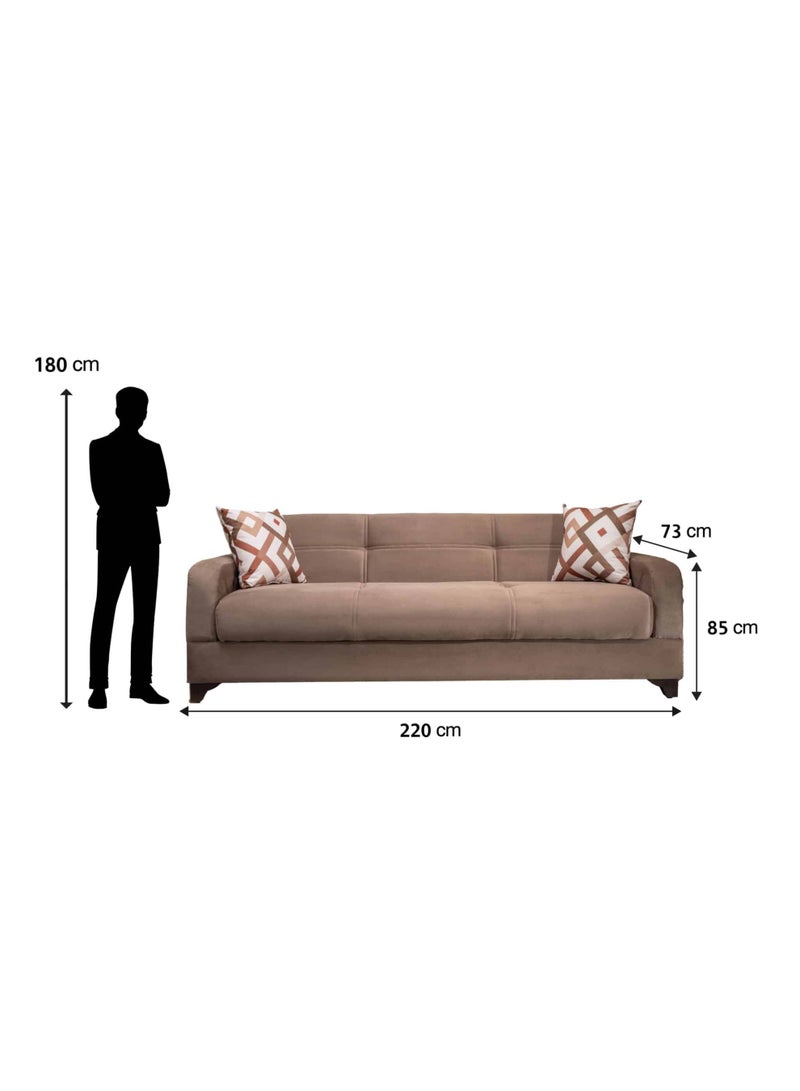 Smart Furniture CARPI Sofa Bed  ( MOCHA ) - Image 2