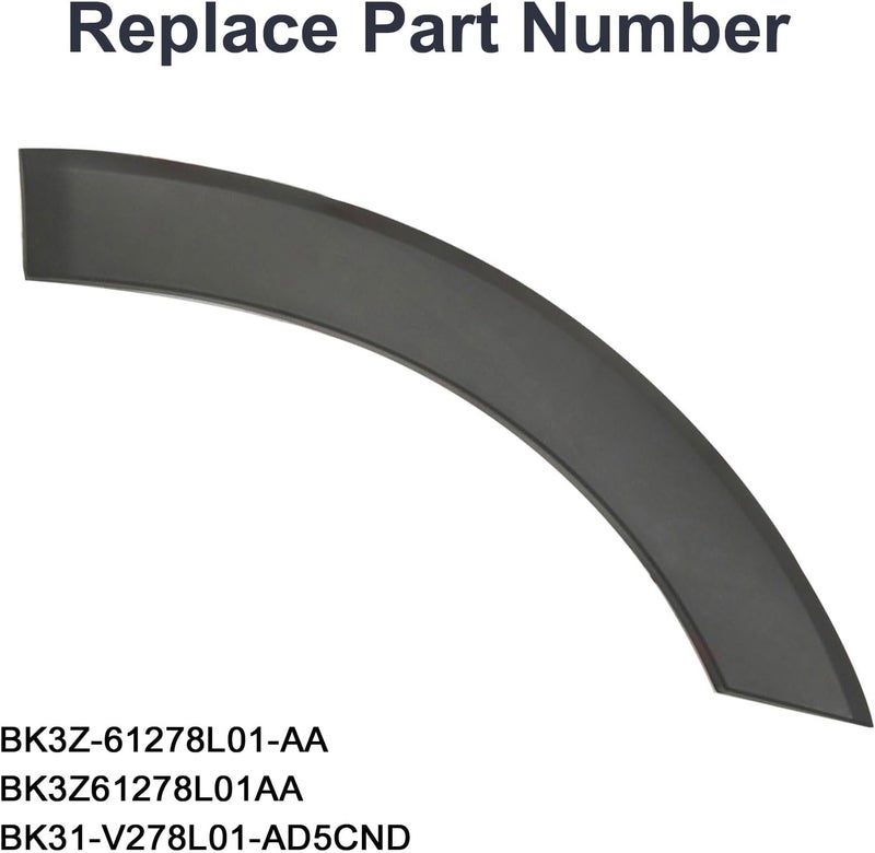 Copgge Front Left Wheel Arch Fender Flare Molding Trim Panel Cover for Ford Transit 150/250/350 (2015-2019) - Image 2