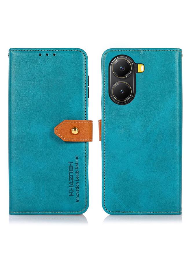 The Bros Case For Xiaomi Poco X7 Pro KHAZNEH Cowhide Texture Flip Leather Phone Case