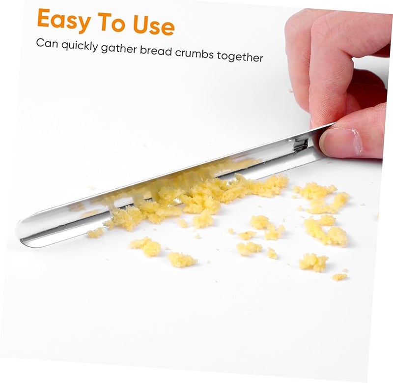 Stainless Steel Tabletop Crumb Sweeper 5 Pack for Restaurant Kitchen Cafe - Image 3