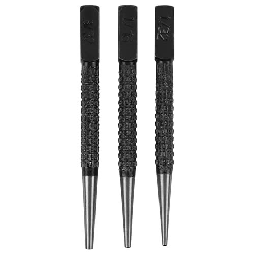 Performance Tool مجموعة أدوات الأداء W757 من الفولاذ المطروق مع جسم مخدد وسطح ضربة مربع - الأحجام: 1/32، 1/16 و 3/32 بوصة للعمل بدقة - Image 1